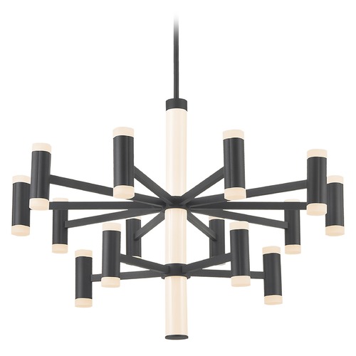 Brazen Black LED Chandelier by Kuzco Lighting