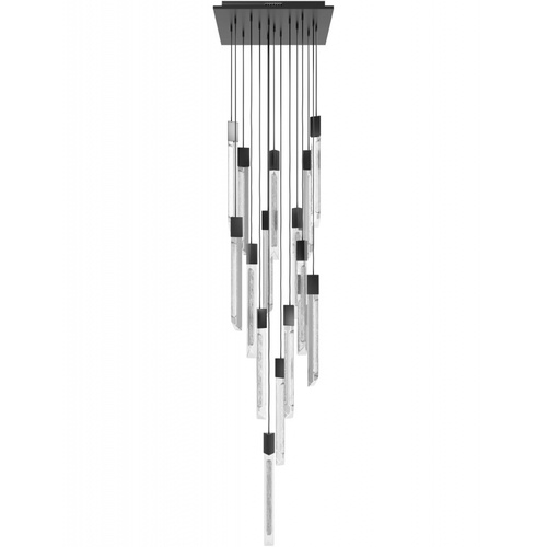 Avenue Lighting Alpine 15-Light LED Pendant in Black by Avenue Lighting HF5415-BLK