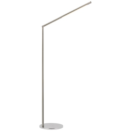 Kelly Wearstler Cona Floor Lamp in Polished Nickel by Visual Comfort Signature
