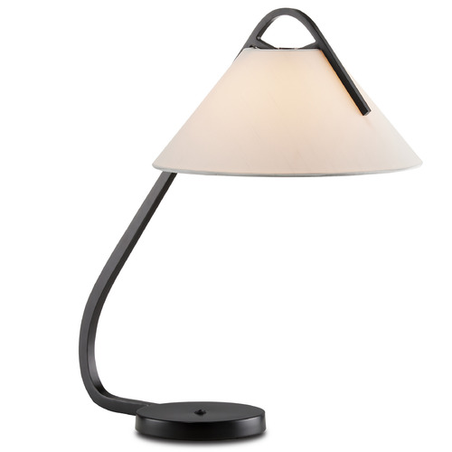 Frey 22.75-Inch Desk Lamp in Oil Rubbed Bronze by Currey & Company