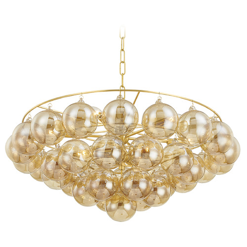 Mitzi by Hudson Valley Mitzi Cora Aged Brass 9-Light Chandelier H711809-AGB