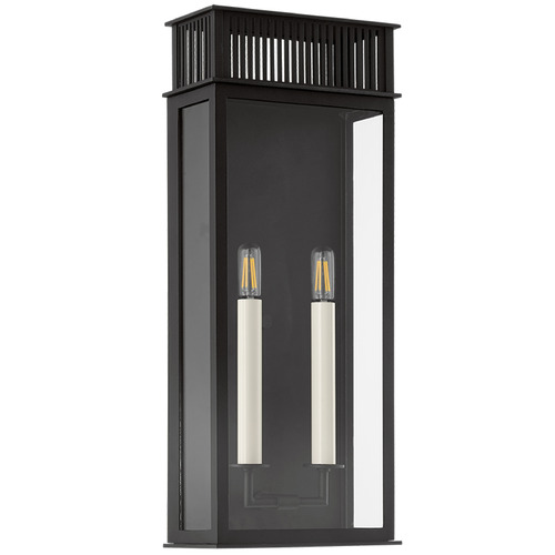 Troy Lighting Gridley Textured Black LED Outdoor Wall Light