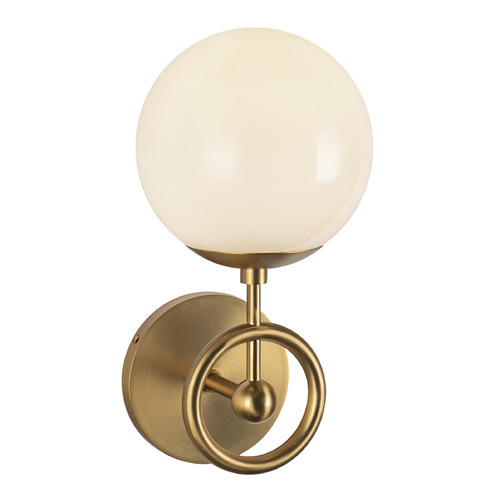 Alora Lighting Alan Pepin Fiore Brushed Gold Sconce