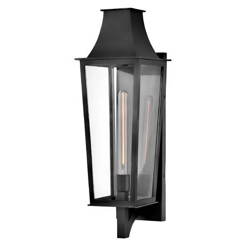 Hinkley Georgetown Black LED Outdoor Wall Light