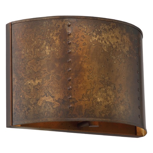 Kettle Weathered Brass Sconce by Nuvo Lighting