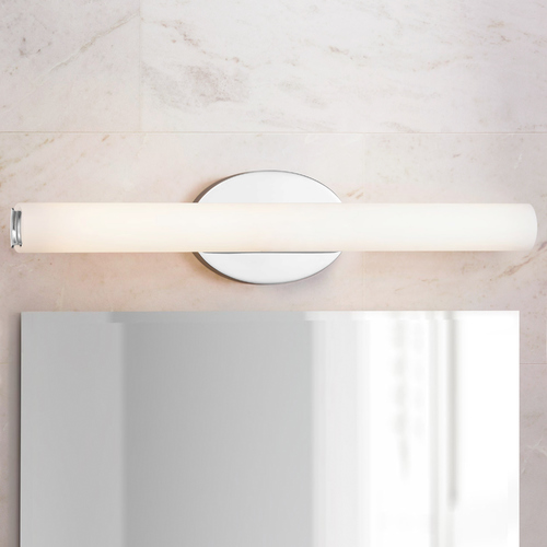 Progress Lighting Parallel LED Polished Chrome Bathroom Light 3000K by Progress Lighting P300183-015-30