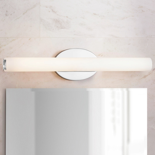 Parallel LED Polished Chrome Bathroom Light 3000K by Progress Lighting