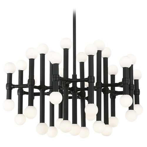 Kuzco Lighting Rivoli Black Plating LED Chandelier by Kuzco Lighting CH96128-BL