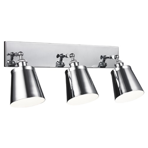 Kinsley Chrome Bathroom Light by Matteo Lighting