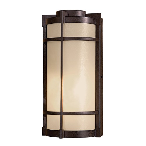 Andrita Court Textured French Bronze Outdoor Wall Light by Minka Lavery