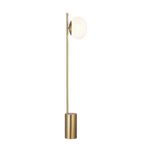 ED Ellen-DeGeneres Lune 66-Inch Burnished Brass LED Floor Lamp by Visual Comfort Studio