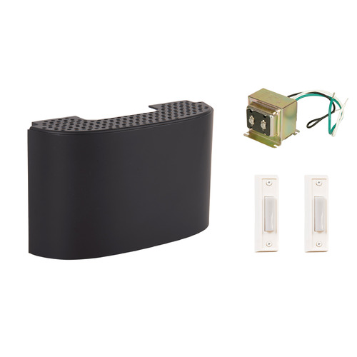 Chimes Flat Black Doorbell Chime by Craftmade Lighting