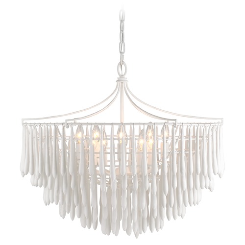 Julie Neill Vacarro Chandelier in Plaster White by Visual Comfort Signature