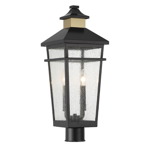 Savoy House Kingsley 22.50-Inch Outdoor Wall Light in Black by Savoy House 5-718-143