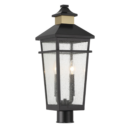 Kingsley 22.50-Inch Outdoor Wall Light in Black by Savoy House