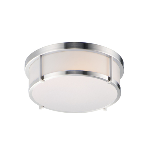 Rogue 13-Inch LED Flush Mount in Satin Nickel by Maxim Lighting