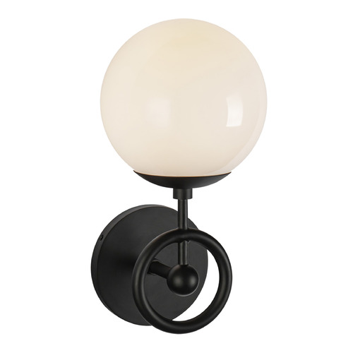 Alora Lighting Alan Pepin Fiore Matte Black Sconce