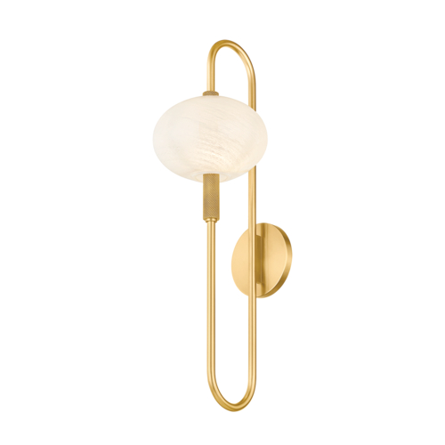 Delphine 23.75-Inch Wall Sconce in Brass by Mitzi by Hudson Valley