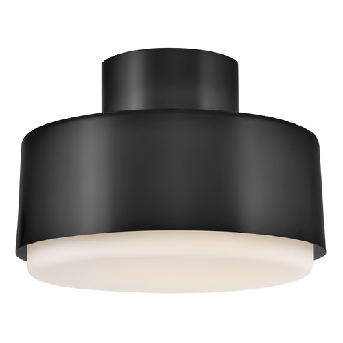 Hinkley Cedric Black LED Semi-Flushmount Light