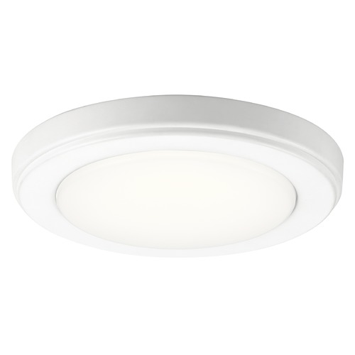 Kichler Lighting Zeo 7-Inch White LED Flush Mount 3000K by Kichler Lighting 44244WHLED30