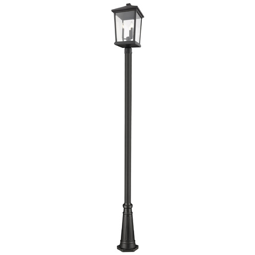 Z-Lite Beacon Black Post Light by Z-Lite 568PHXLR-519P-BK