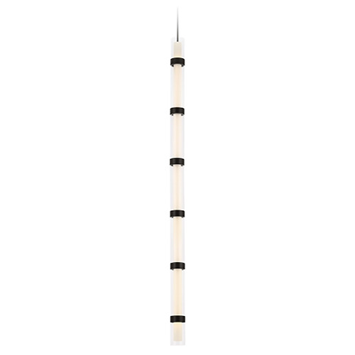 Visual Comfort Modern Collection Wit LED Pendant in Black by Visual Comfort Modern 700TDWIT7B-LED930
