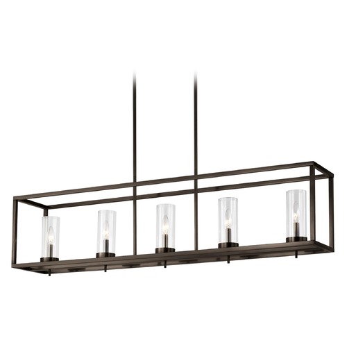 Zire Brushed Oil Rubbed Bronze LED Island Light by Visual Comfort Studio
