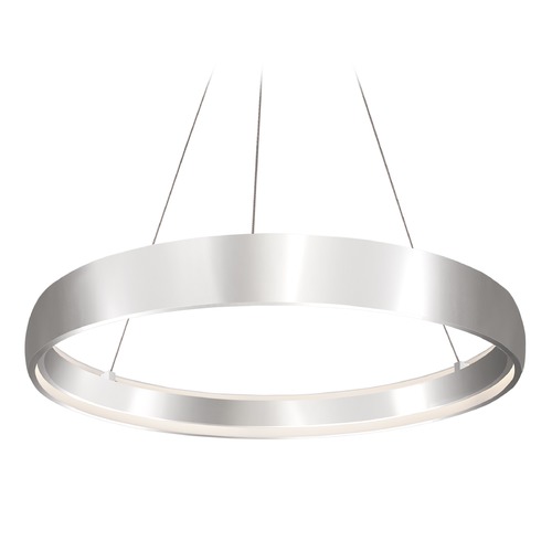 Kuzco Lighting Modern Brushed Silver LED Pendant 3000K 1593LM by Kuzco Lighting PD22735-BS