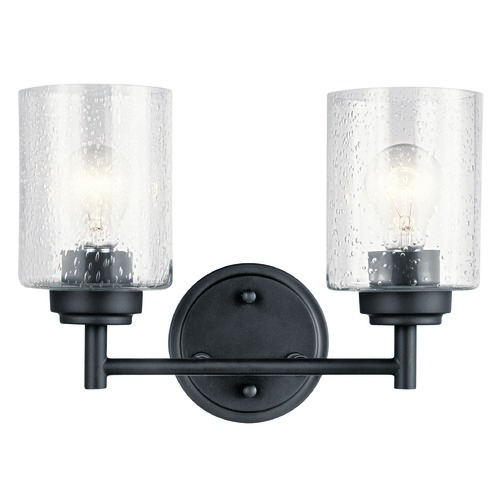 Kichler Lighting Winslow 13-Inch Black Vanity Light by Kichler Lighting 45885BK