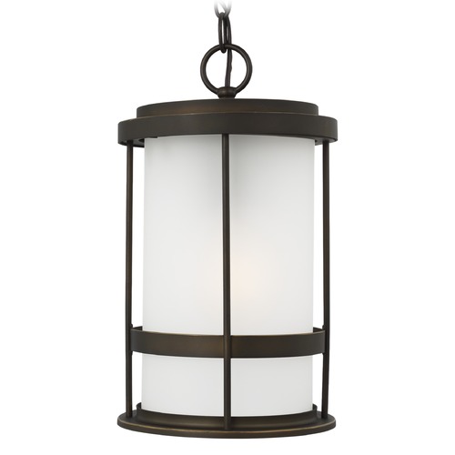 Wilburn Antique Bronze Outdoor Hanging Light by Generation Lighting