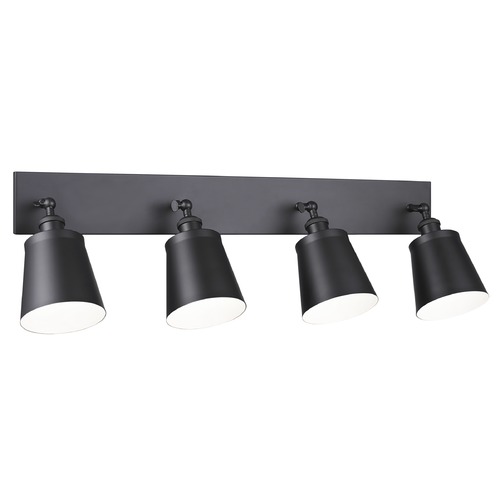 Matteo Lighting Kinsley Black Bathroom Light by Matteo Lighting S08204BK