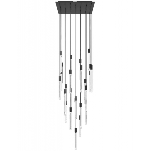Alpine 31-Light LED Pendant in Black by Avenue Lighting