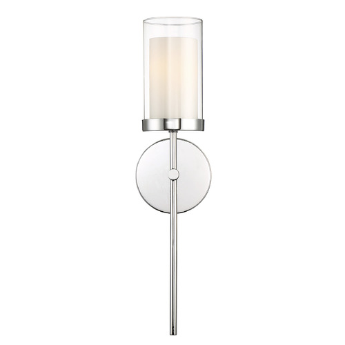 20-Inch High Wall Sconce in Chrome by Meridian