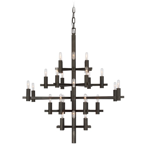 Visual Comfort Signature Collection Chapman & Myers Sonnet Chandelier in Bronze by Visual Comfort Signature CHC5630BZ