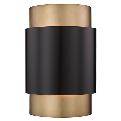 Harlech Bronze & Rubbed Brass Sconce by Z-Lite