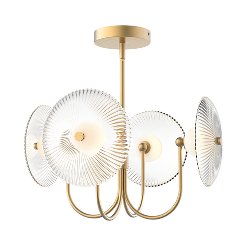 Alora Lighting Hera Brushed Gold LED Chandelier