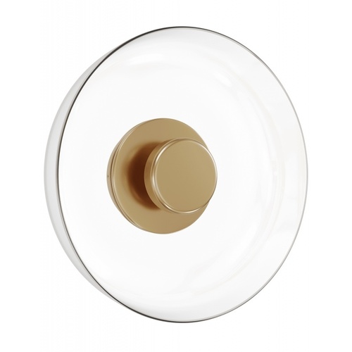 Cosmopolitan LED Wall Sconce in Aged Brass by Avenue Lighting