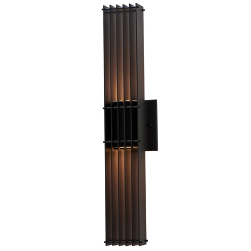 Kalco Lighting Drew Matte Black LED Outdoor Wall Light
