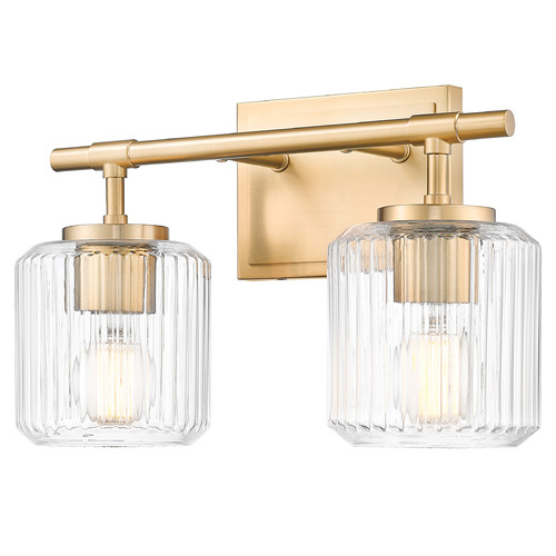 Z-Lite Landon Modern Gold Bathroom Light