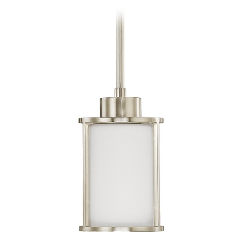 Nuvo Lighting Mini-Pendant Light with White Glass 60/2866