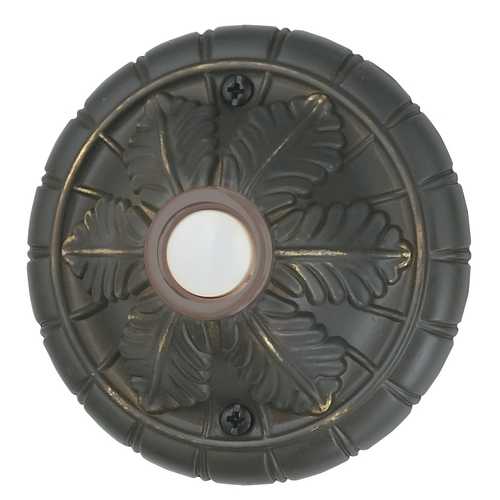 Craftmade Lighting Designer Surface Mount Doorbell Button in Antique Bronze by Craftmade Lighting BSMED-AZ