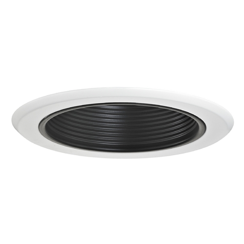 Recesso Lighting by Dolan Designs Black Baffle Trim for 5-Inch Recessed Housings T503B-WH