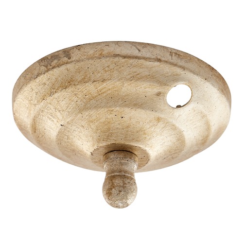 Aged Silver Leaf Fan Bowl Kit Cap by Quorum Lighting