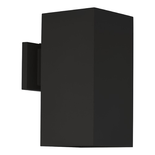 Square LED Outdoor Wall Mount in Black by Progress Lighting