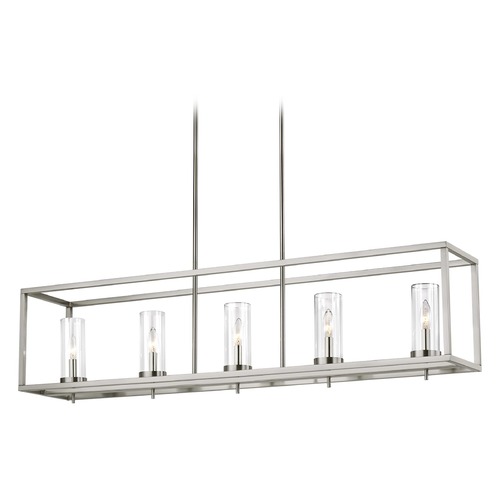 Visual Comfort Studio Collection Zire Brushed Nickel LED Island Light by Visual Comfort Studio 6690305EN-962