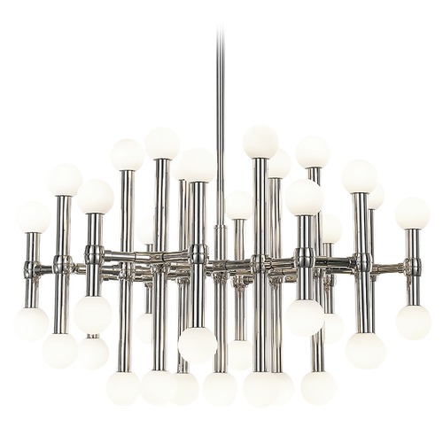 Rivoli Polished Nickel LED Chandelier by Kuzco Lighting