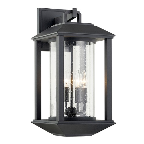 Troy Lighting Mccarthy Weathered Graphite Outdoor Wall Light by Troy Lighting B7283