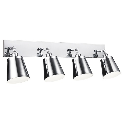 Kinsley Chrome Bathroom Light by Matteo Lighting