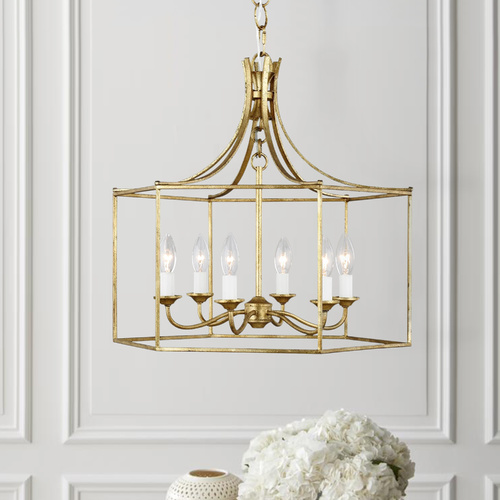 Visual Comfort Studio Collection Alexa Hampton 22-Inch Bantry House Antique Gild Pendant by Visual Comfort Studio AC1046ADB