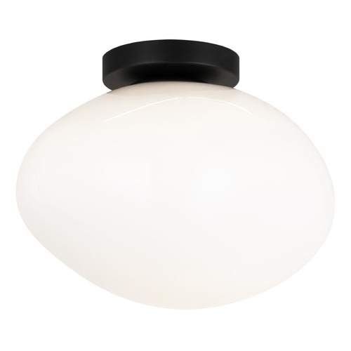 Matteo Lighting Melotte Black Flushmount Light